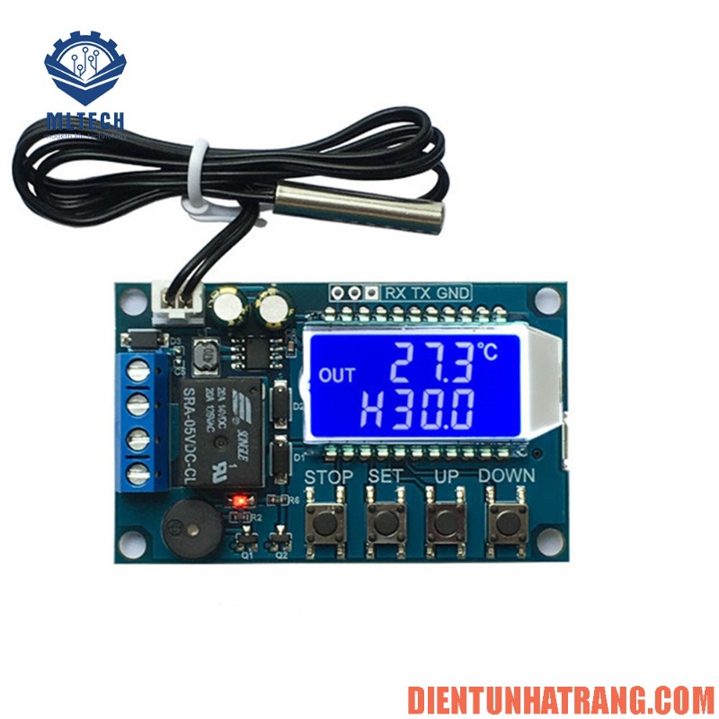 Mạch cảm biến và điều khiển nhiệt độ hiển thị LCD XY-T01