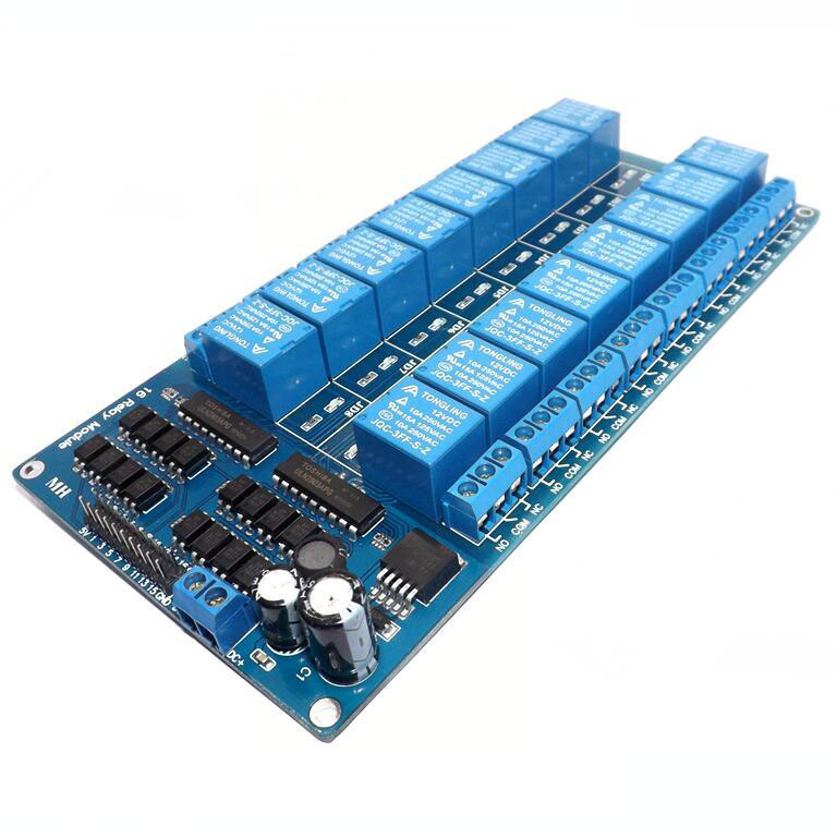 Relay Module 16 channels 12V with LM2576