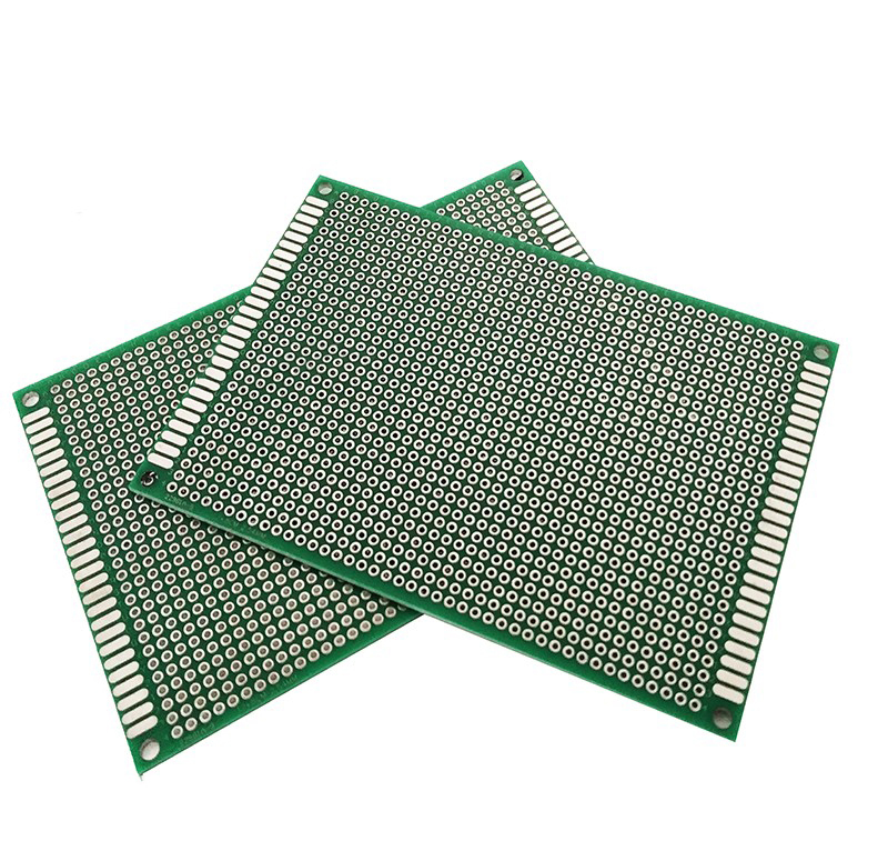 Phíp đồng đục lỗ PCB 8x12cm xanh