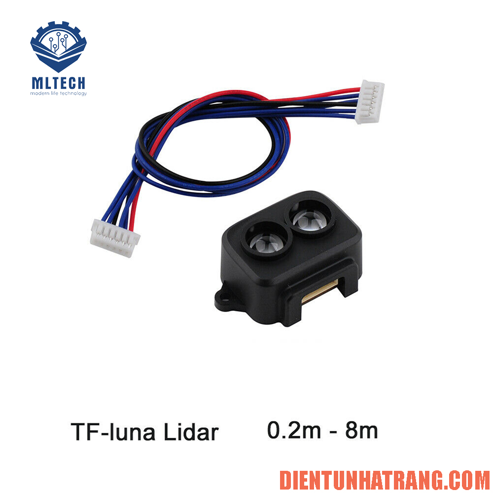 Tf Luna Lidar Sensor Single Point Distance Range Communicates With Uart 5707