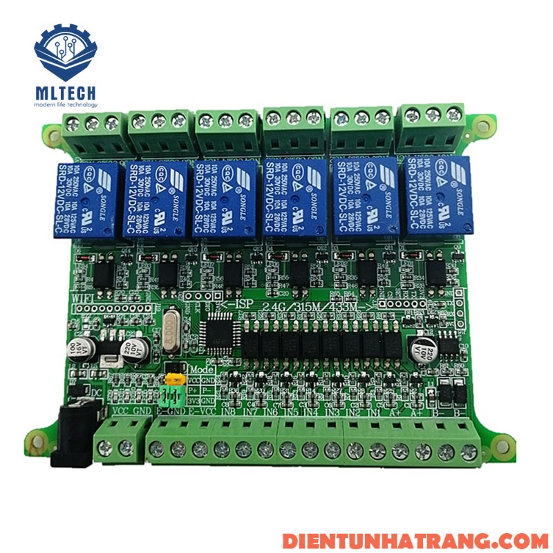 Modbus RTU 6 kênh 8 input 2.4Ghz Wireless RS485