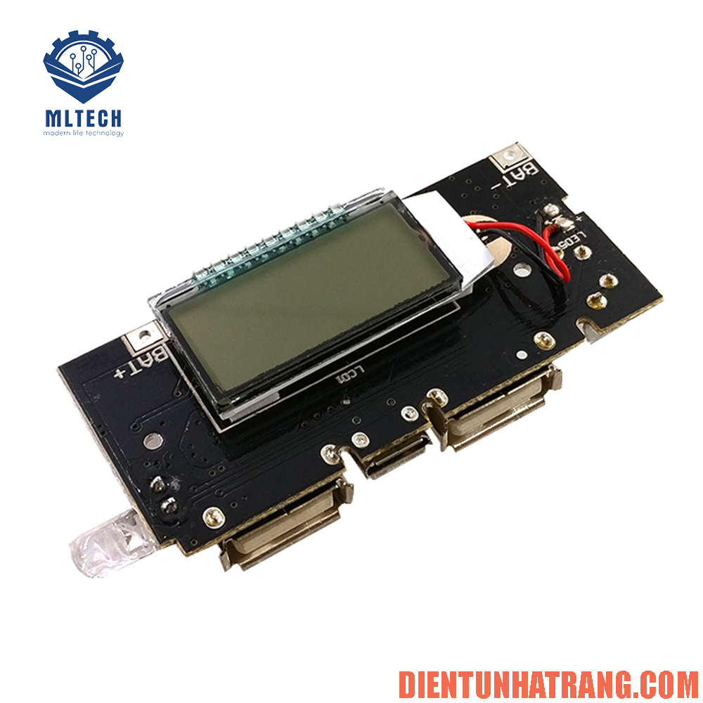 Backup battery charging circuit 2 USB integrated LCD
