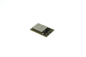 Module WiFi ESP8266 dạng ESP-12 có vỏ chắn kim loại và anten mạch in
